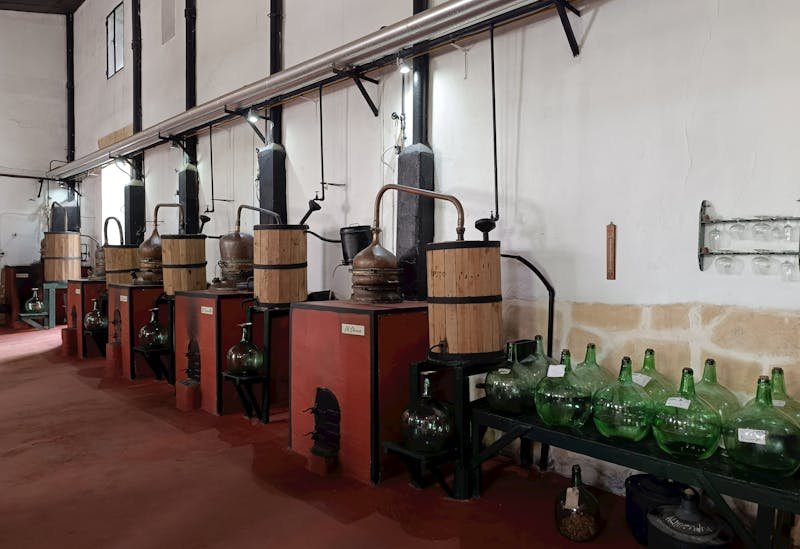 Une distillerie à Saint Francois.
